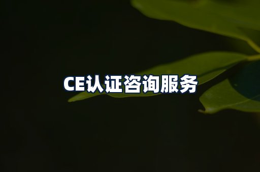 CE认证咨询服务